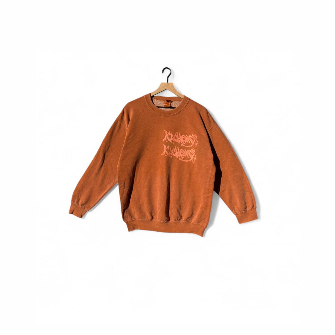 Overdyed Printe Crewneck