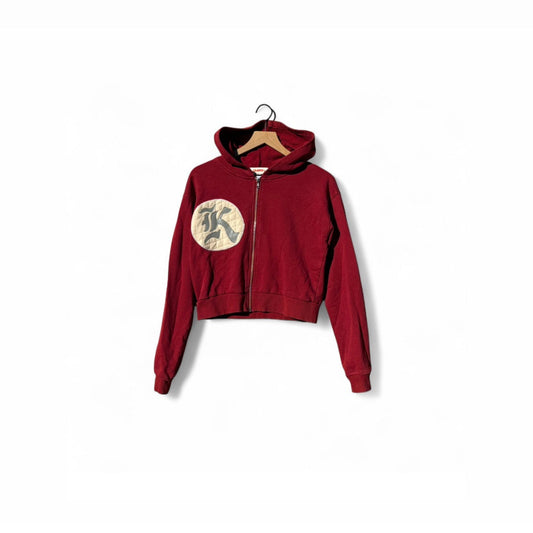 Womens Cropped 'K' Zip